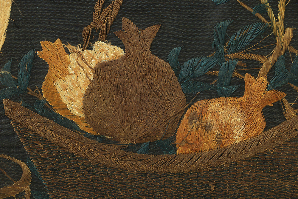 Early 19th Century Chinese Embroidery Textile Still Life