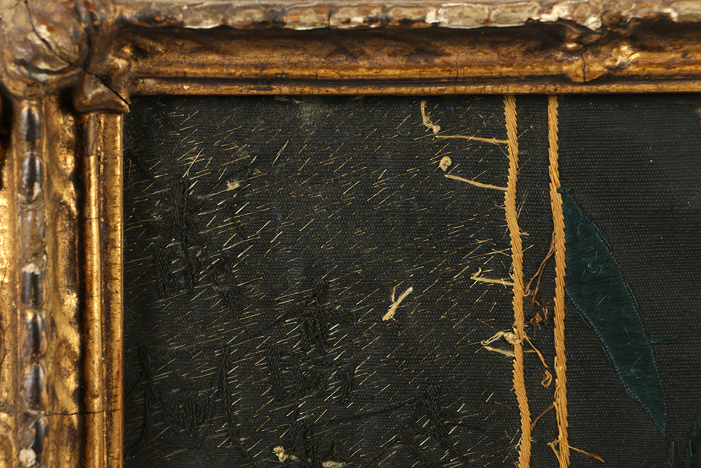 Early 19th Century Chinese Embroidery Textile Still Life