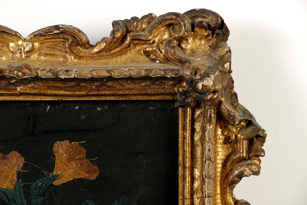 Early 19th Century Chinese Embroidery Textile Still Life