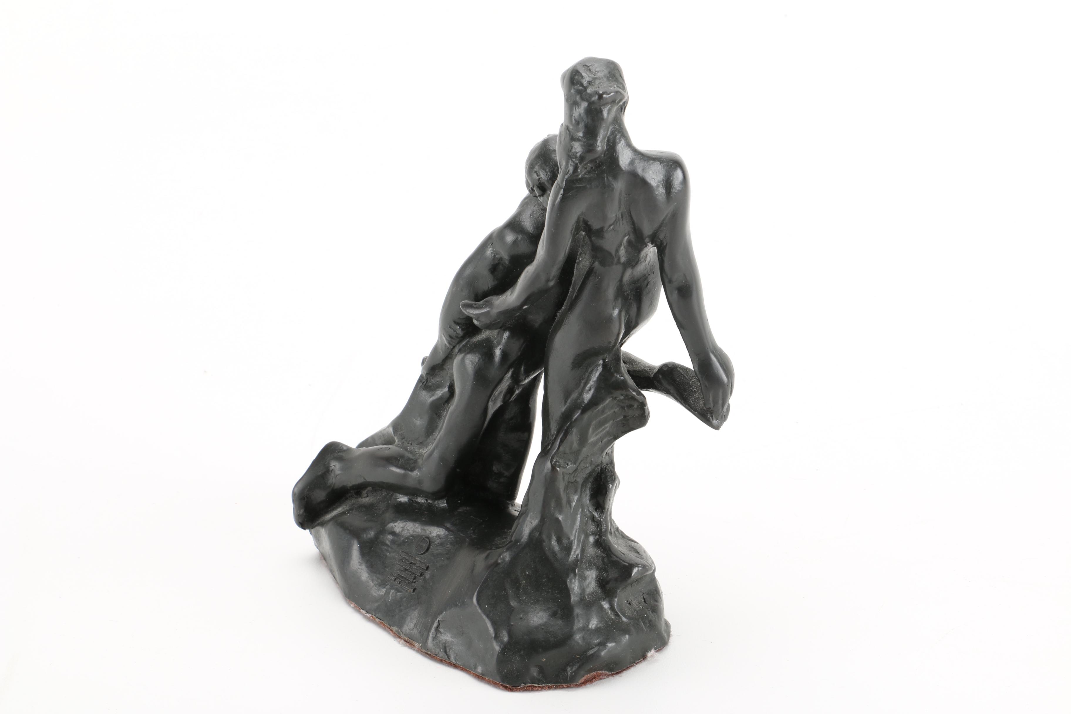 Auguste Rodin Reproduction Statue "The Eternal Idol"
