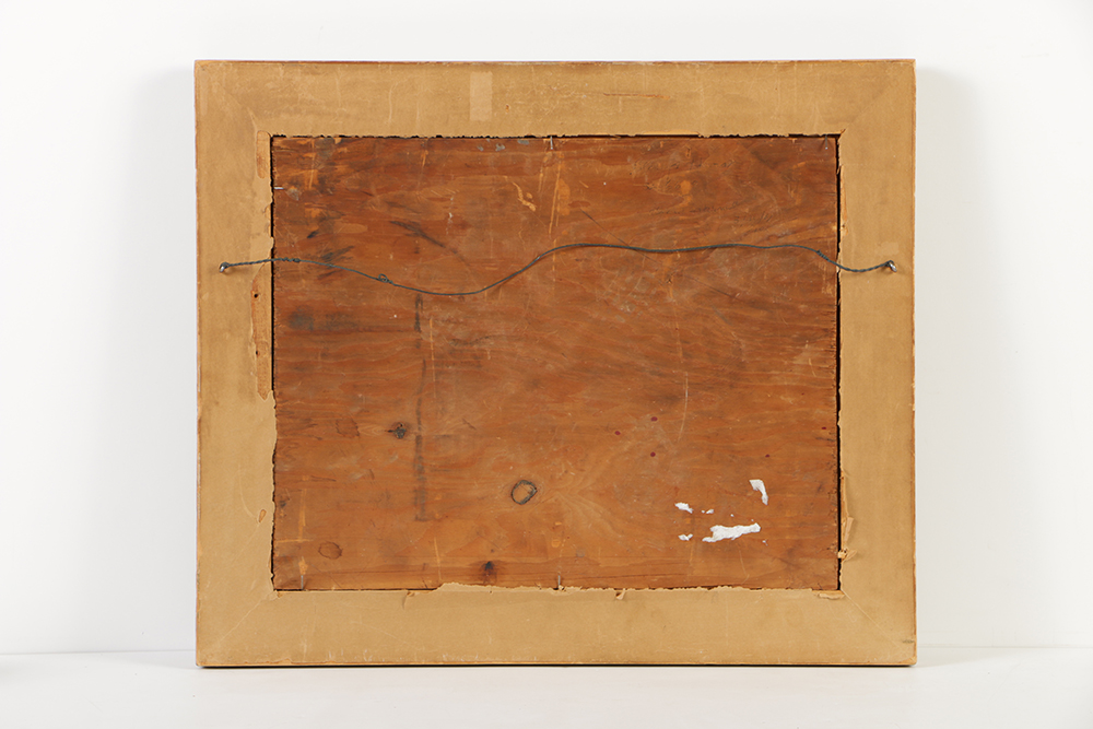 Wallace Howard Oil Painting on Board Wintry Landscape