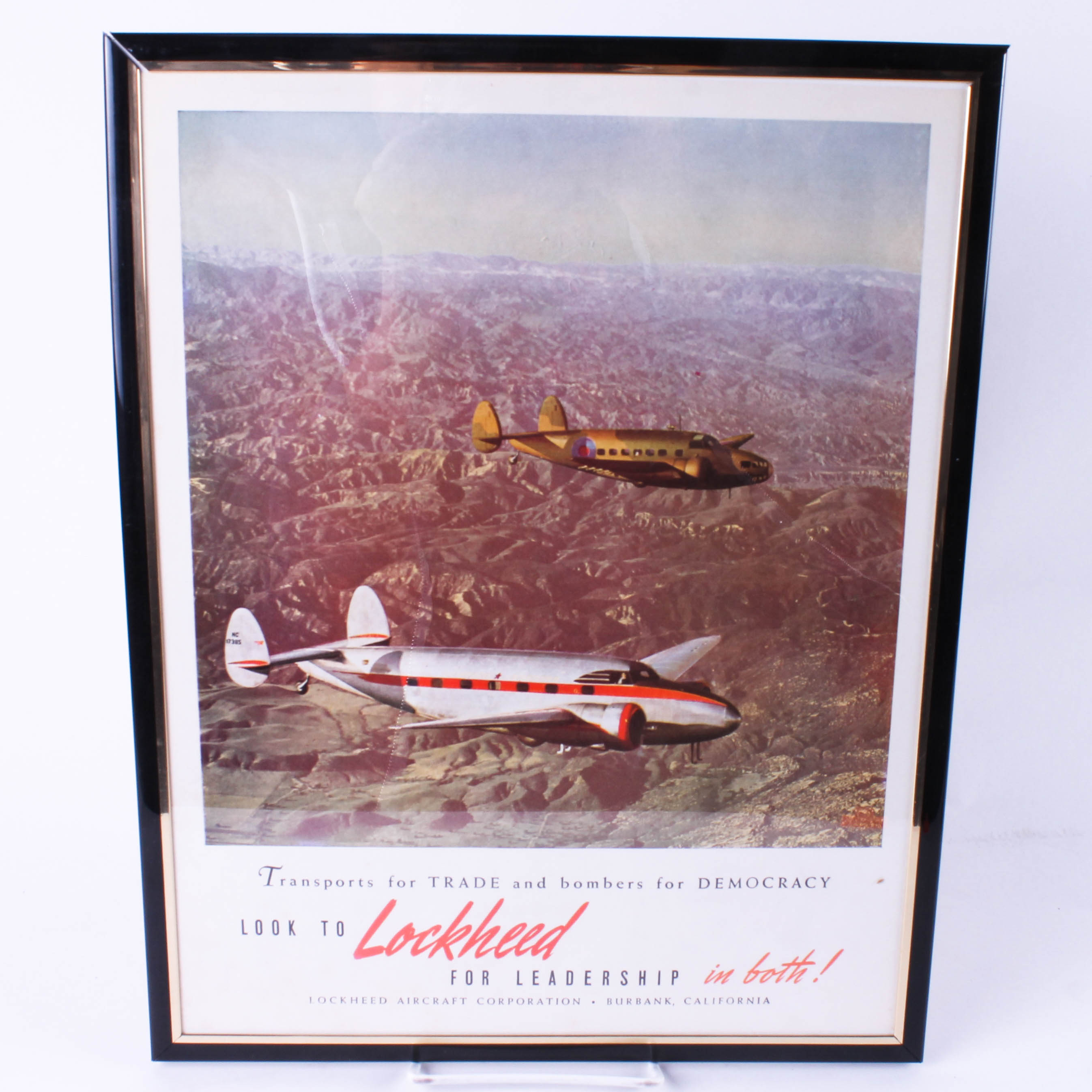 Collection of Lockheed Aircraft Posters and Advertising