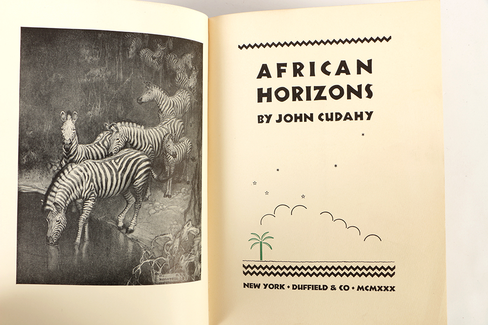 1930 "African Horizon" by John Cudahy