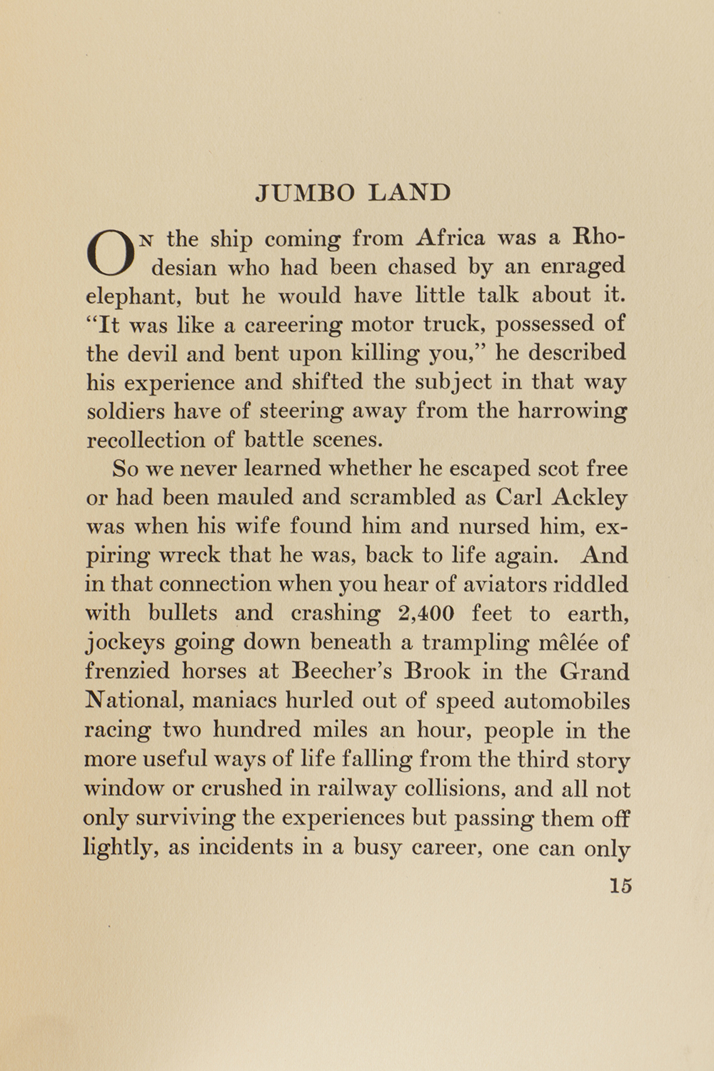 1930 "African Horizon" by John Cudahy