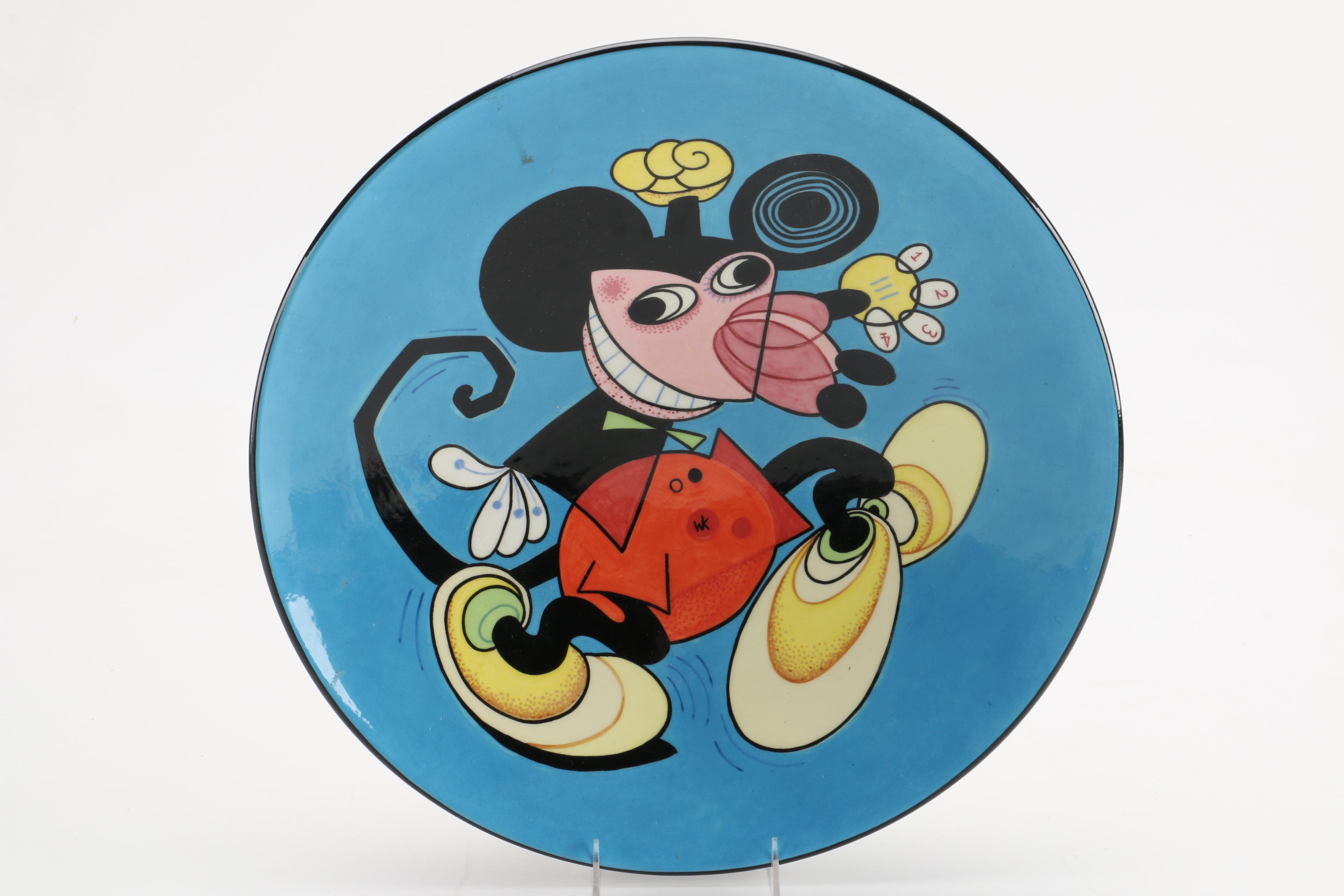 Limited Edition Ward Kimball Ceramic Mickey Mouse Platter