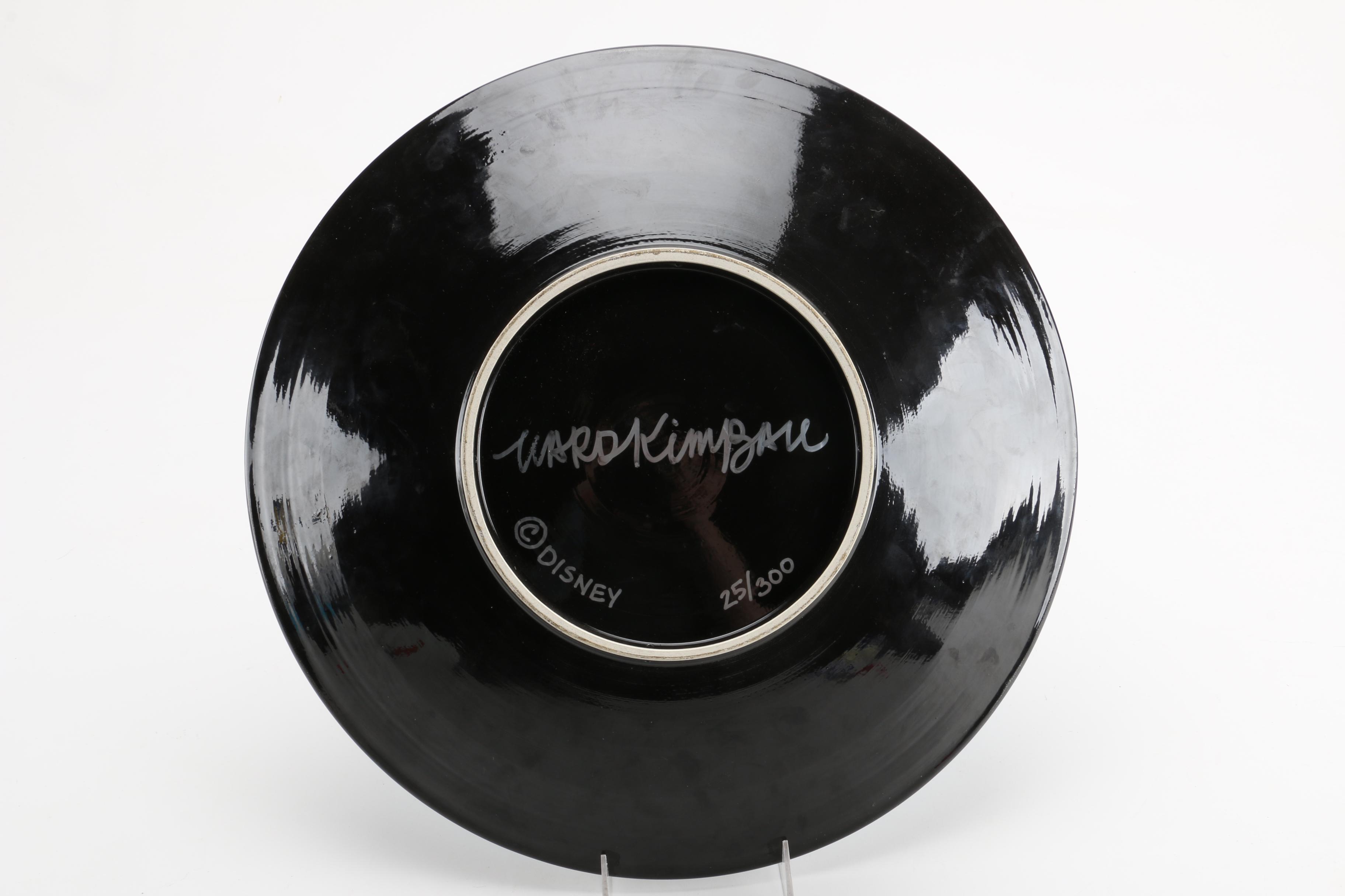 Limited Edition Ward Kimball Ceramic Mickey Mouse Platter