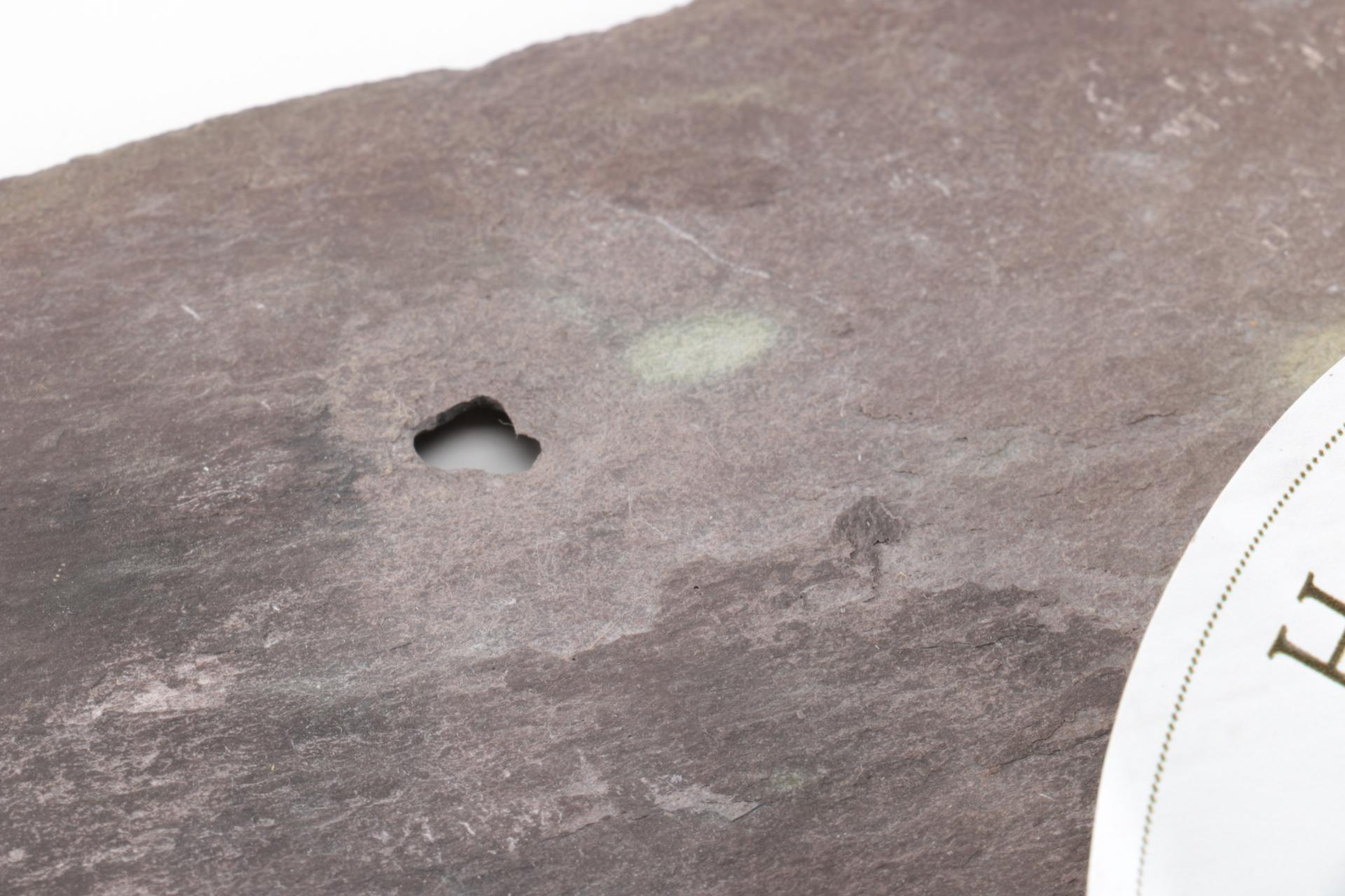 Historic Church Roof Tile and Vintage Religious Lamp