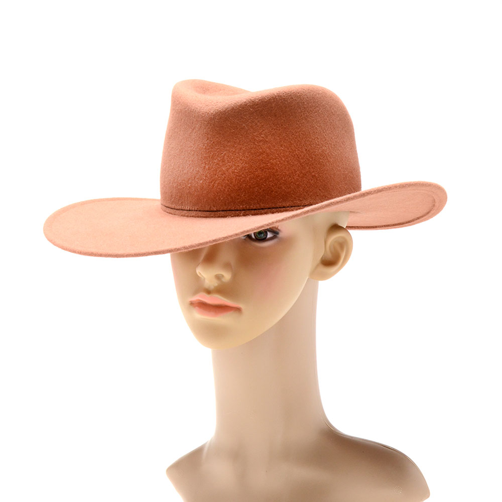 Anne Moore of New York Fine Millinery Mocha Fur Felt Hat