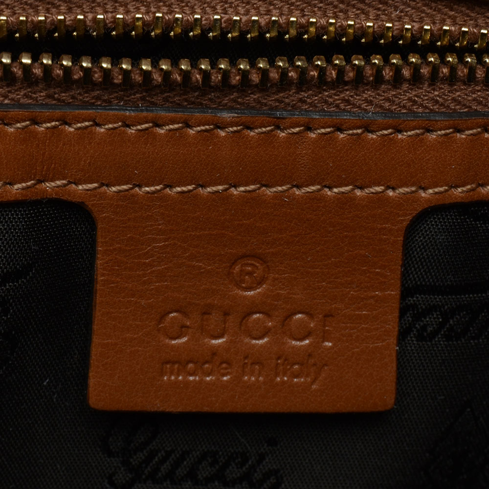 Gucci Python Snakeskin Leather Handbag