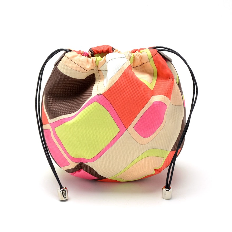 Emilio Pucci Drawstring Bag