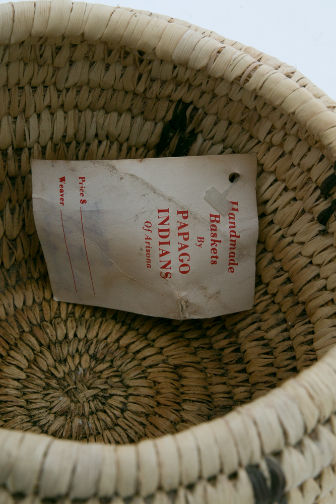 Hand Woven Papago Native American Baskets