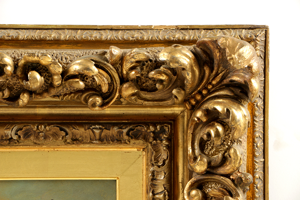 Outstanding G. Sandford Oil Painting on Canvas Tonalist Landscape