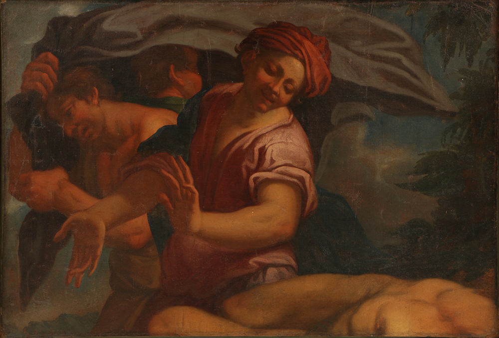 Early Old Master Italian School Oil Painting on Canvas