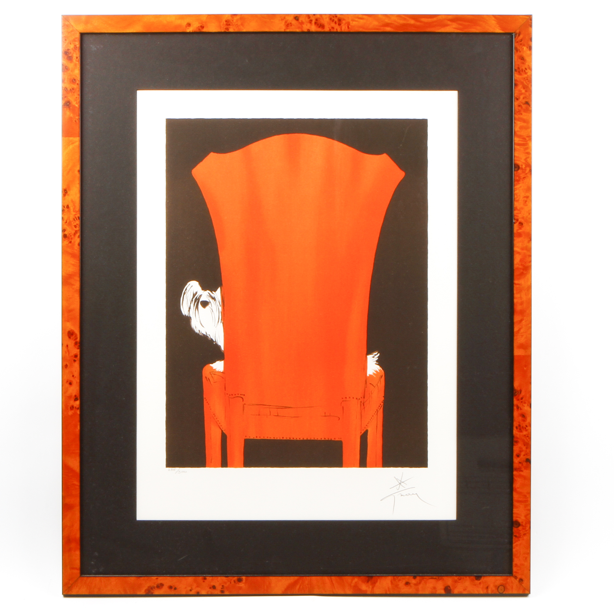René Gruau Limited Edition Giclee on Paper "Le Fauteuil"