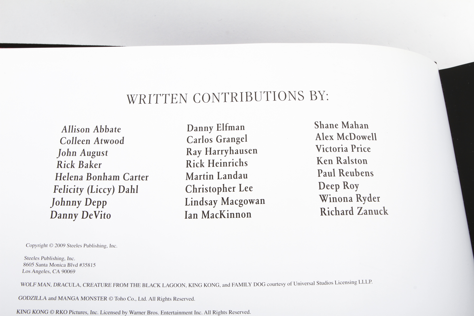 "The Art of Tim Burton" Hardcover