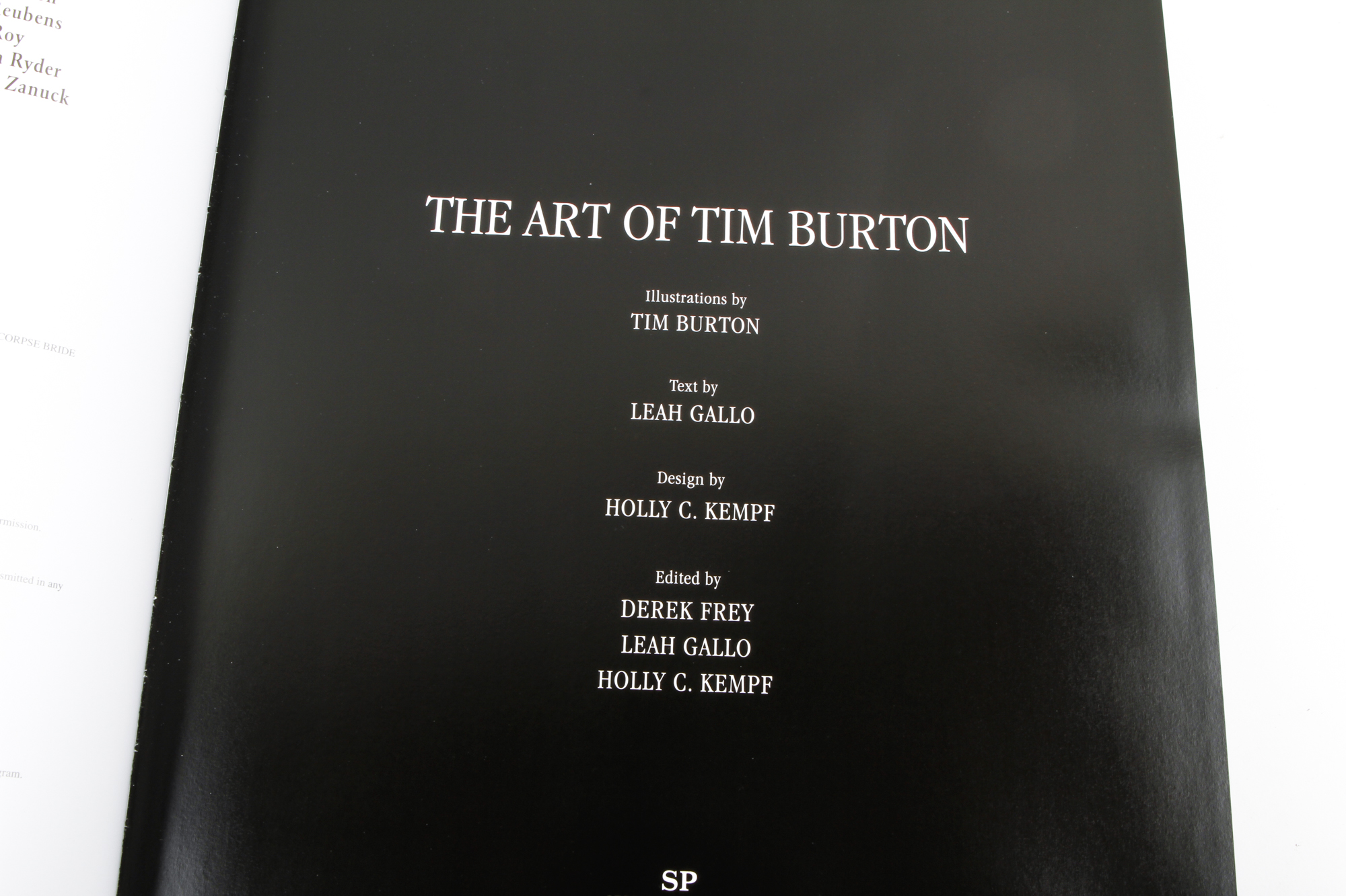 "The Art of Tim Burton" Hardcover