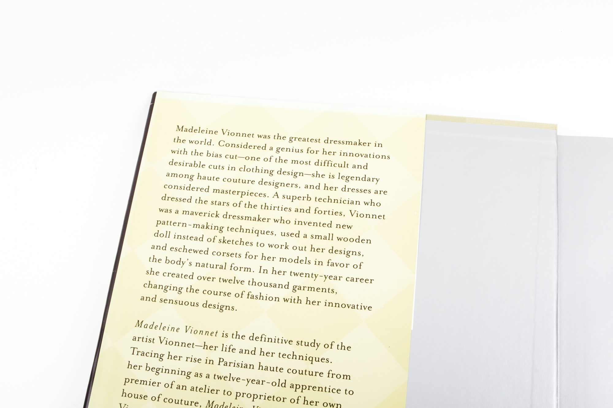 "Madeleine Vionnet" by Betty Kirke