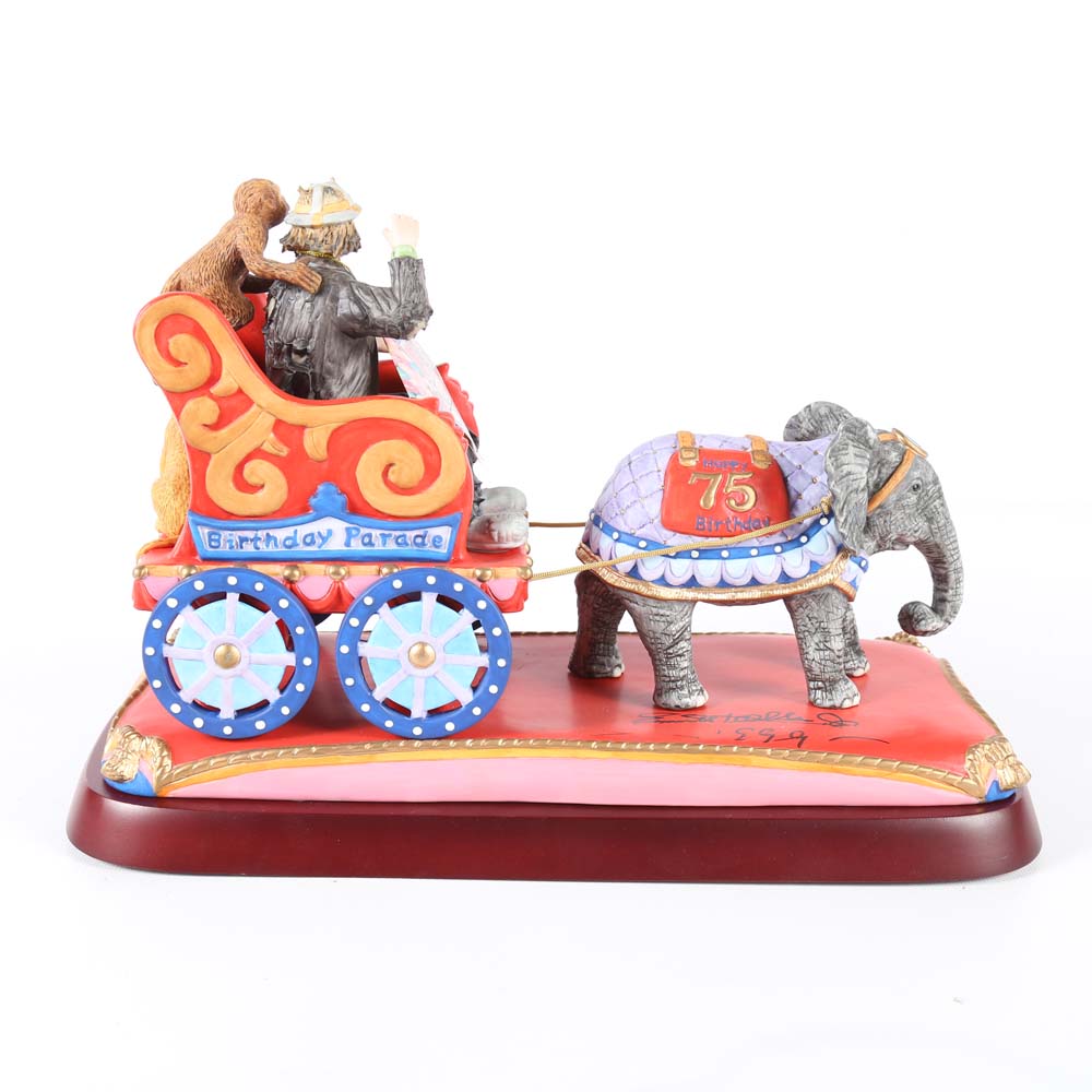 Signed Emmett Kelly Jr. "Birthday Parade" Limited Edition Figurine
