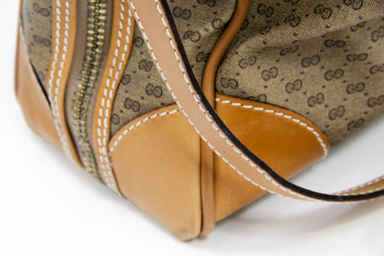 Vintage Gucci Signature Weekender Garment Bag