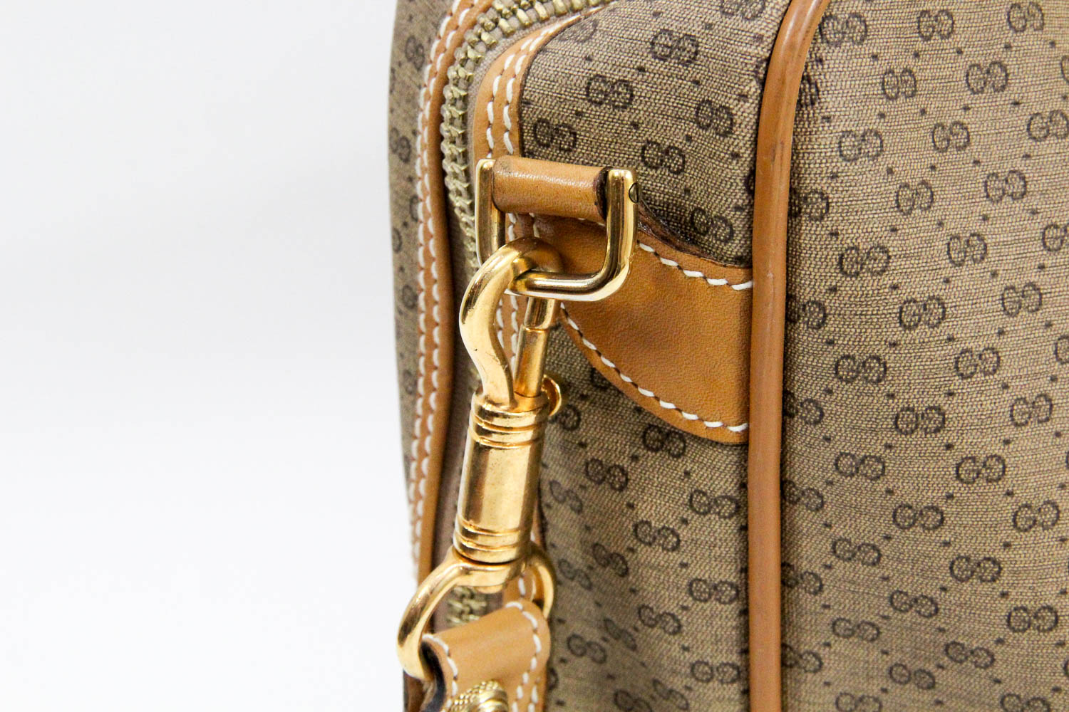 Vintage Gucci Signature Weekender Garment Bag