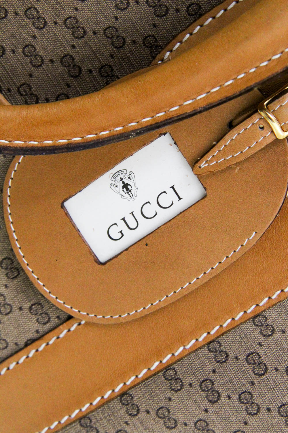 Vintage Gucci Signature Weekender Garment Bag