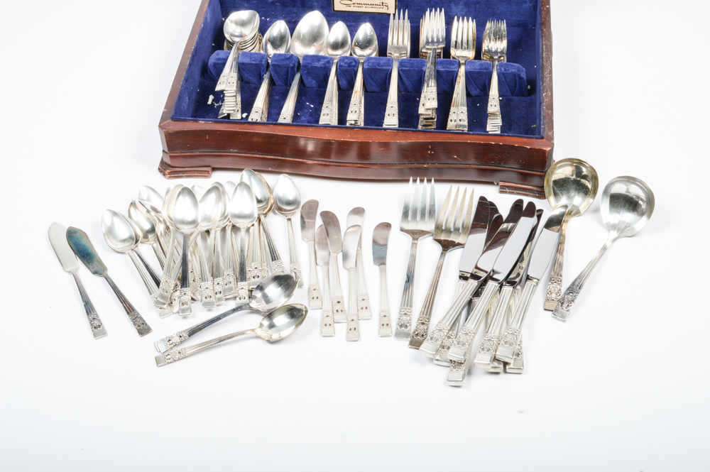 Vintage Community Silver Plate "Coronation" Flatware