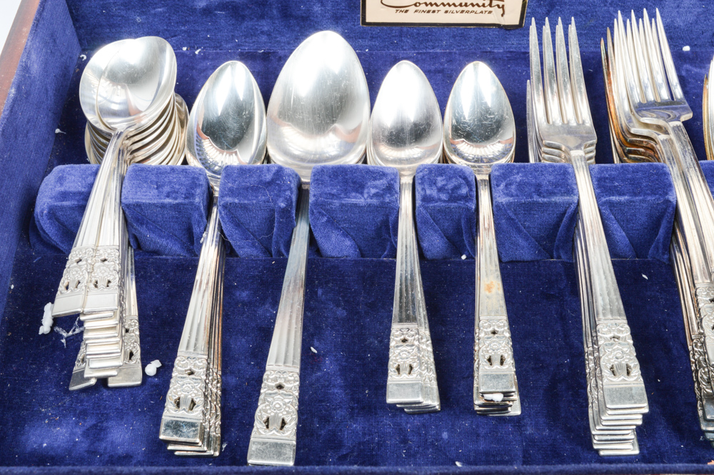 Vintage Community Silver Plate "Coronation" Flatware