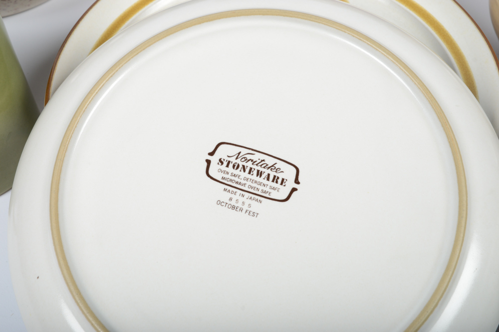 Eclectic Stoneware Assortment Featuring Noritake