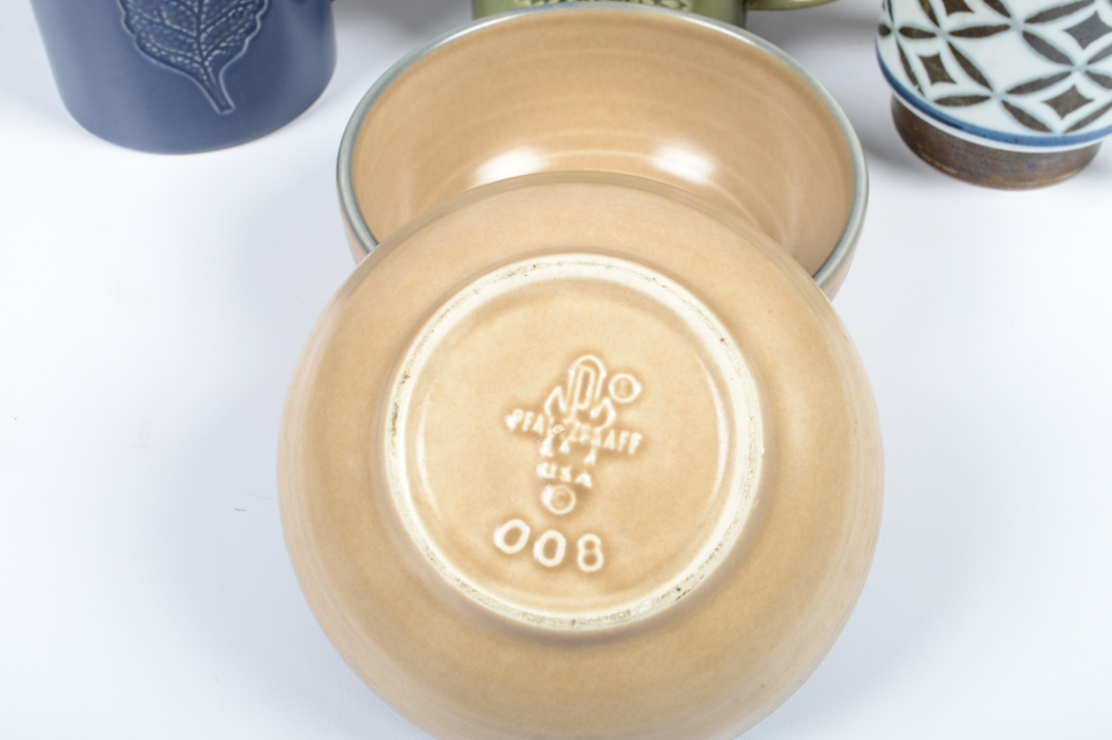 Eclectic Stoneware Assortment Featuring Noritake