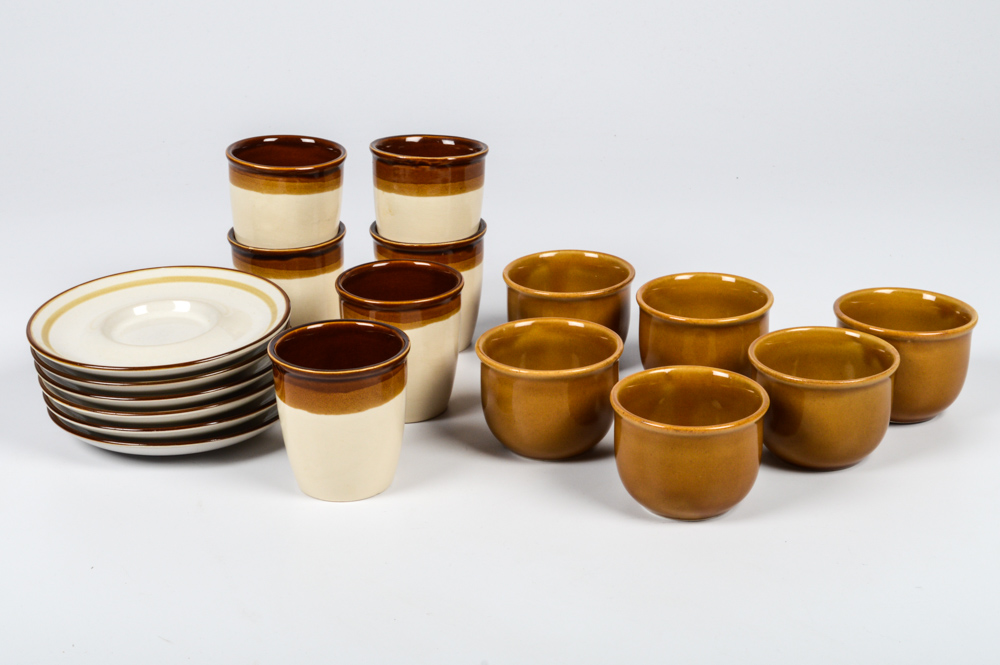 Eclectic Stoneware Assortment Featuring Noritake