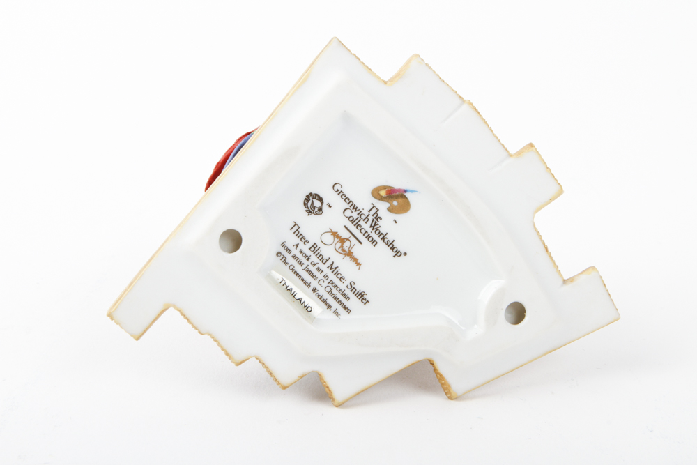 Greenwich Workshop Collection James C Christensen Figurine "Three Blind Mice : Sniffer Figure"