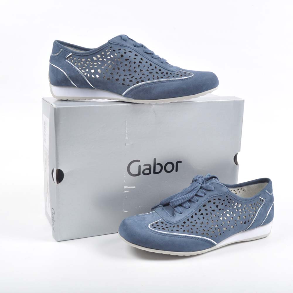 Gabor Nubuck Lace-up Tennis Shoes