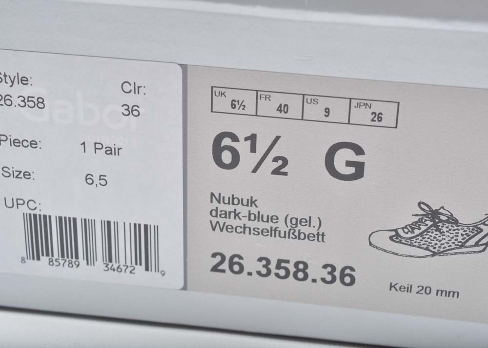 Gabor Nubuck Lace-up Tennis Shoes