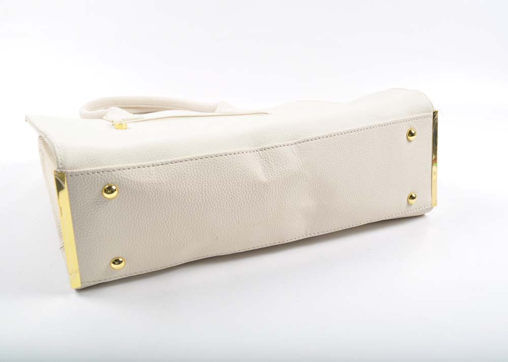 Leather Joy & Iman Rolling Suitcase and Tote