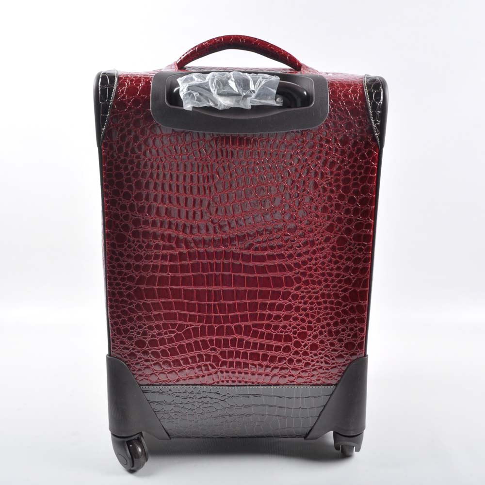 Samantha Brown Rolling Suitcase with Tote and Accessory Bags