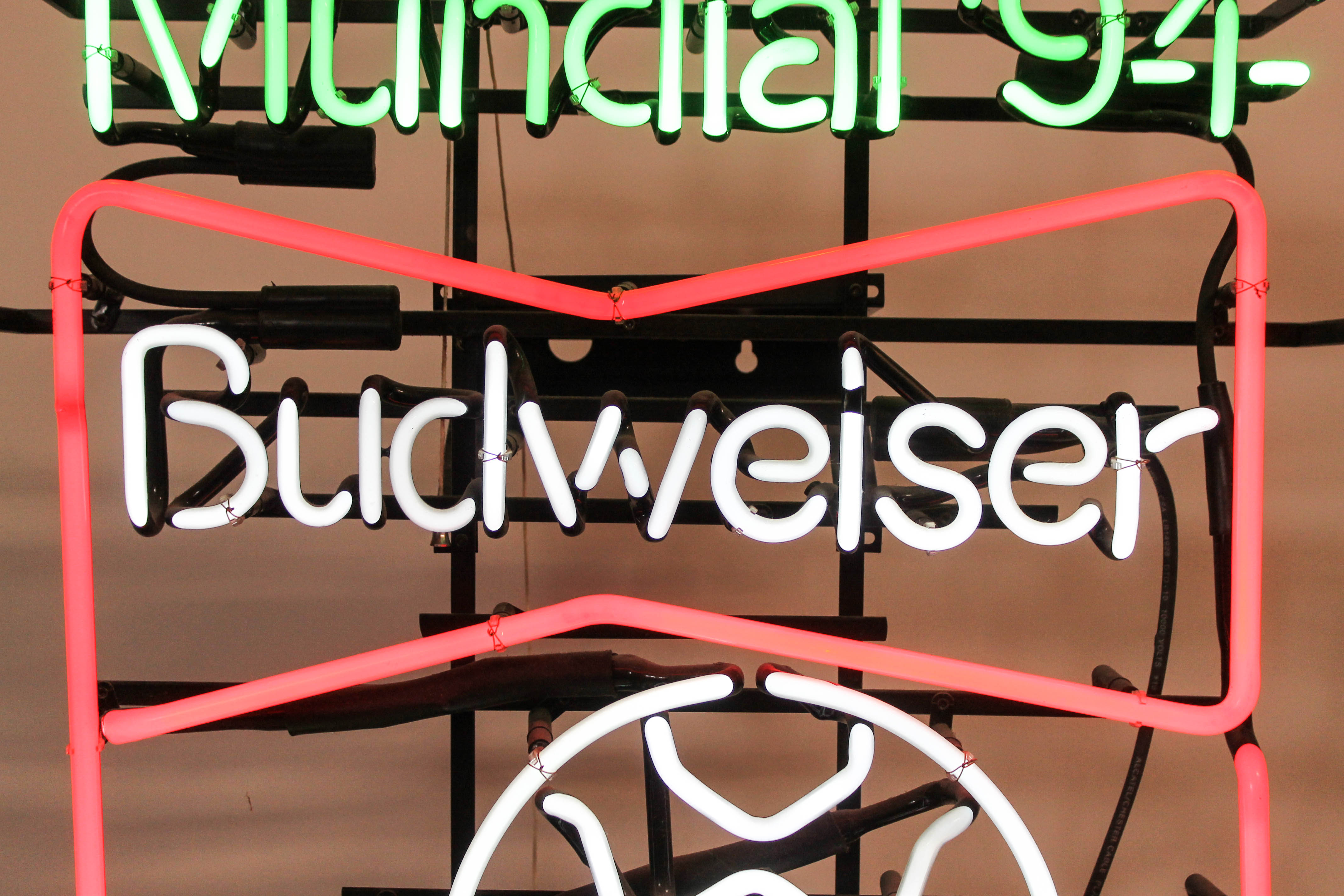 Vintage Budweiser "Mundial '94" Neon Sign