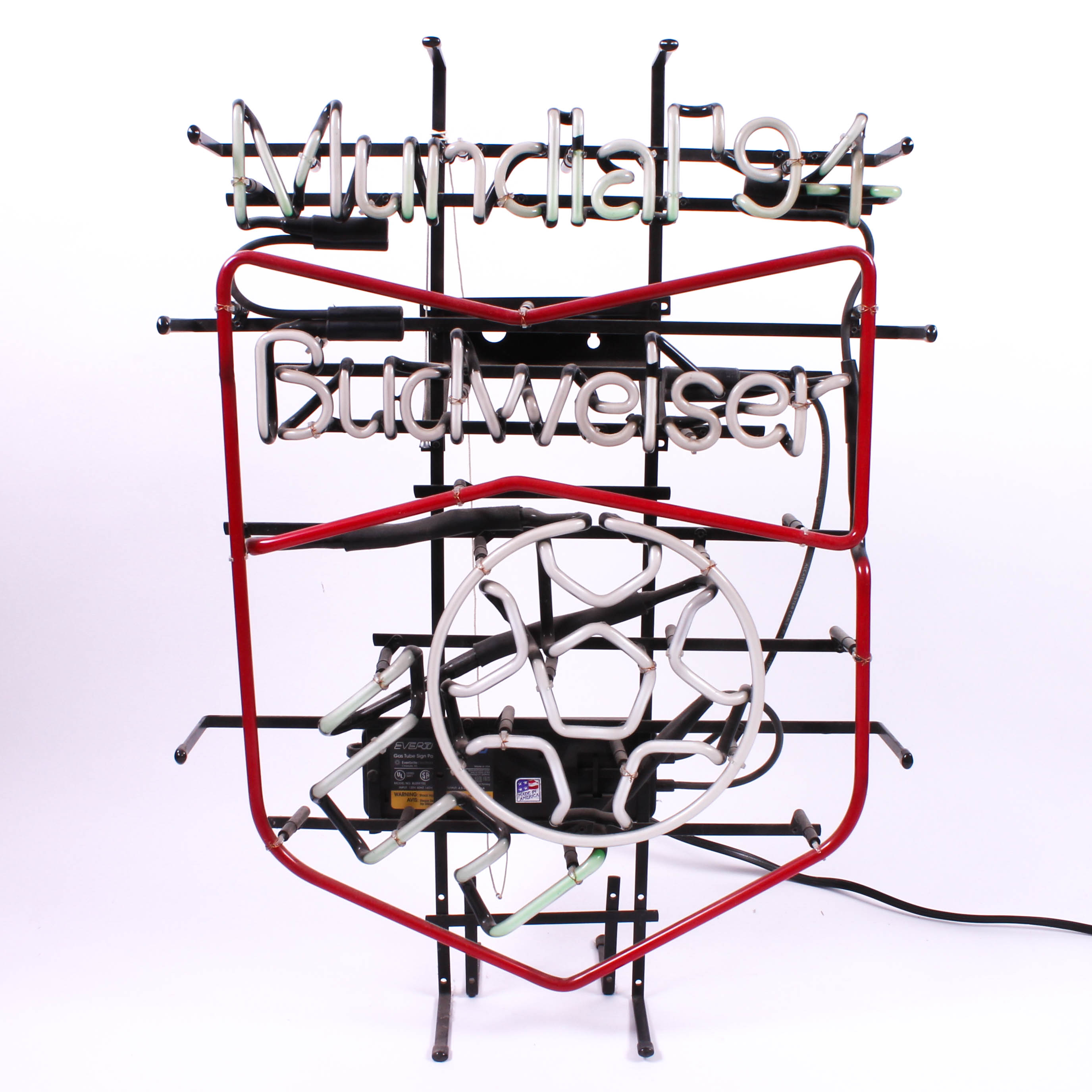 Vintage Budweiser "Mundial '94" Neon Sign