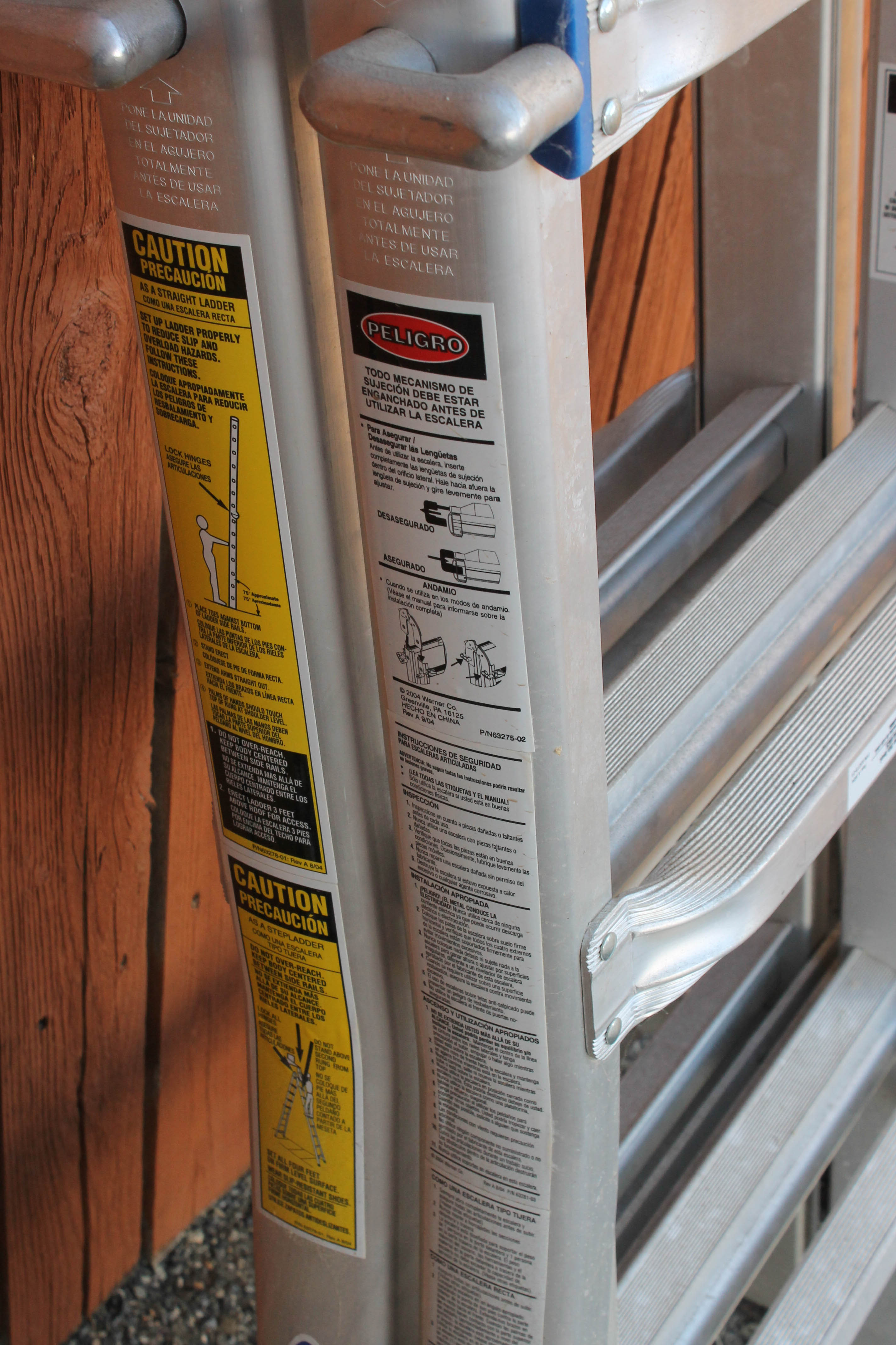 Werner Multi-Size Adjustable Aluminum Ladder