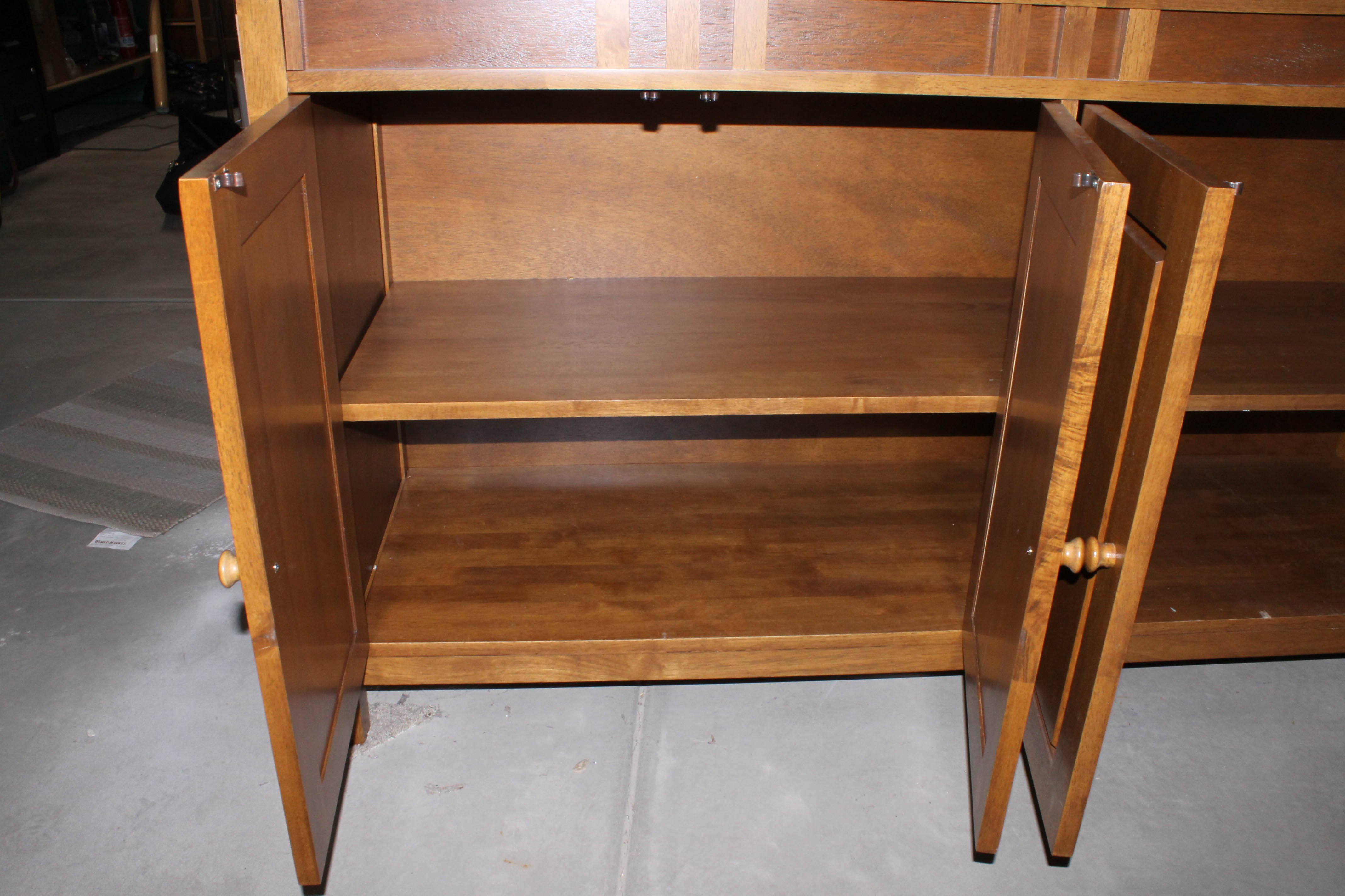 Vintage Mission Style Oak Credenza