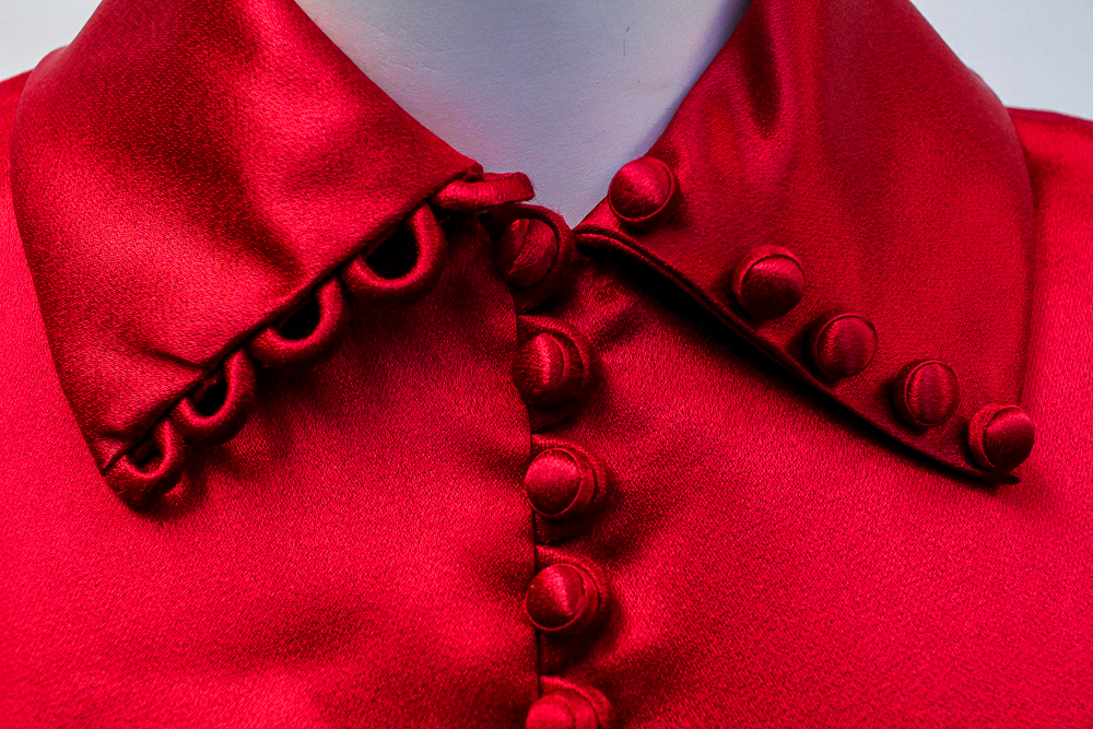 1970s Group of Glossy Maxi Evening Dresses