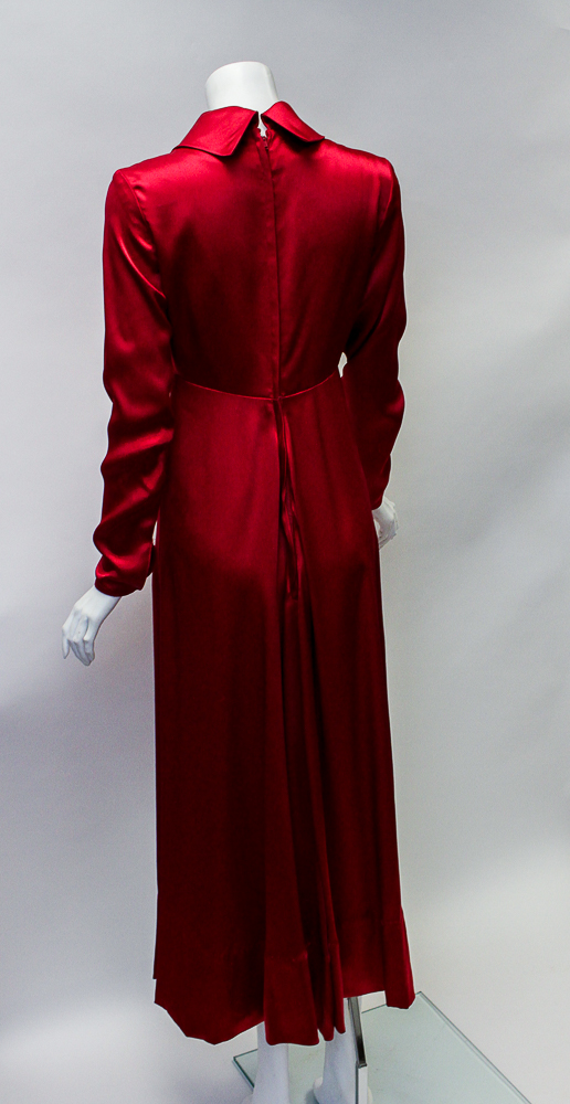 1970s Group of Glossy Maxi Evening Dresses