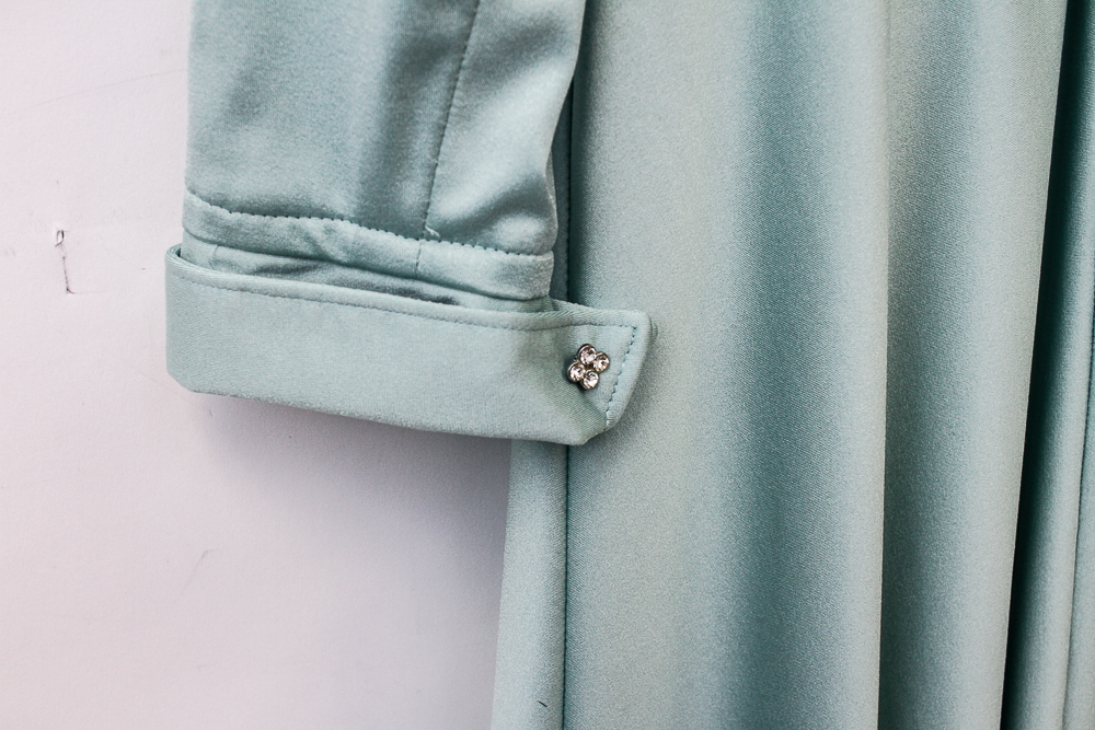 1970s Group of Glossy Maxi Evening Dresses