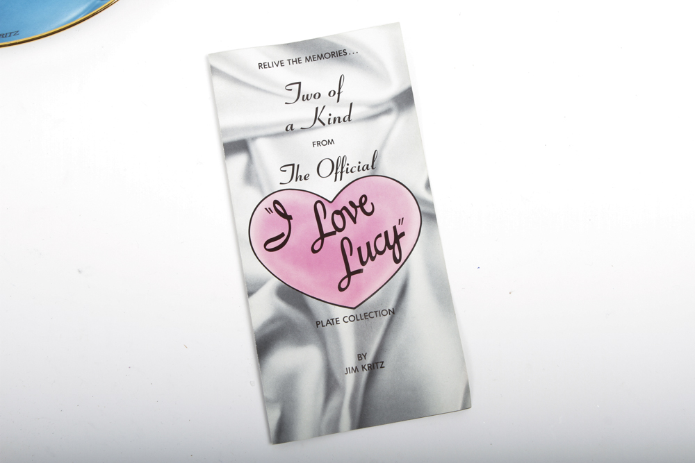 Collection of Hamilton Collection "I Love Lucy" plates