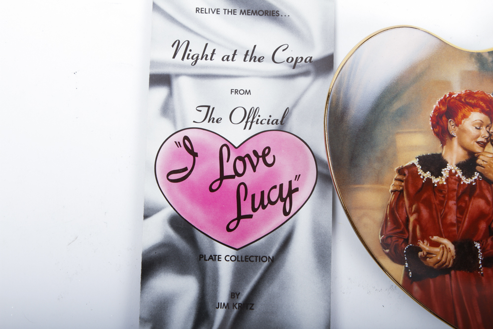 Collection of Hamilton Collection "I Love Lucy" plates