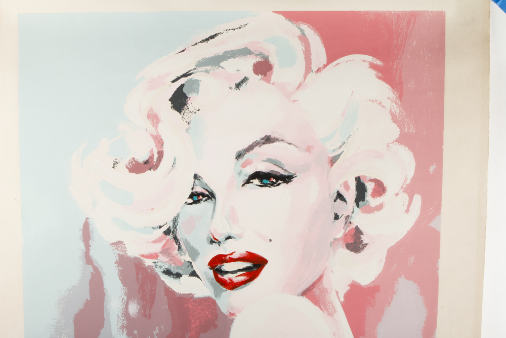 Bob Mackie Signed Limited Edition Serigraph Poster "Marilyn"