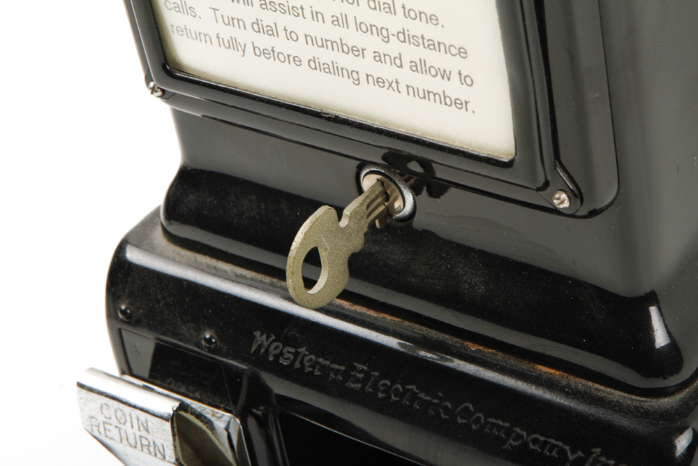 Vintage Coin Operated Payphone