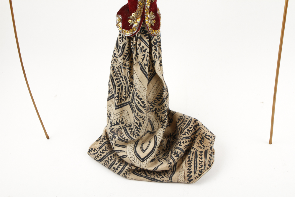 Vintage Indonesian Wayang Golek Rod Puppets