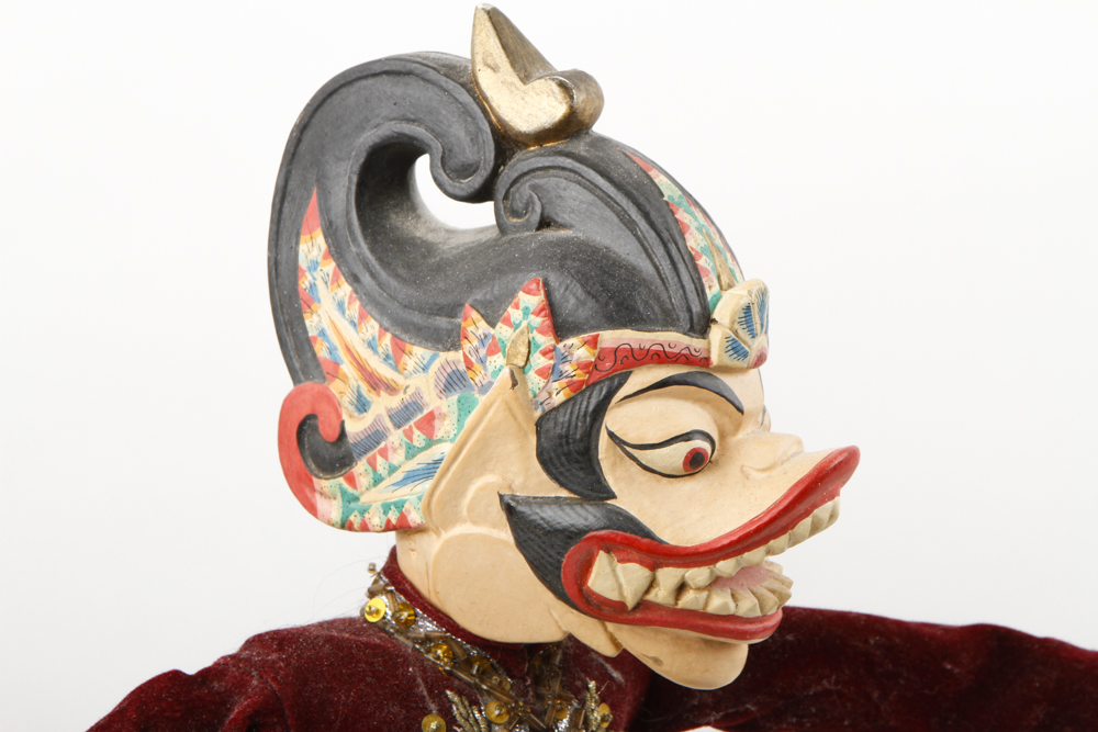 Vintage Indonesian Wayang Golek Rod Puppets