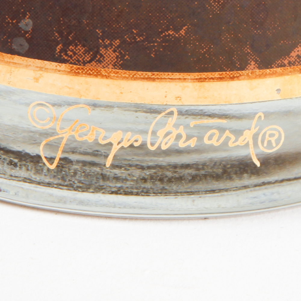 Set of Four George Briard Glassware