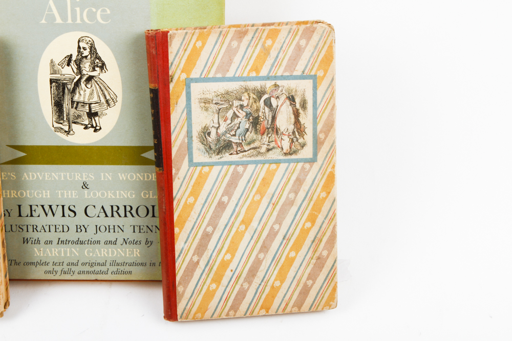 Vintage Alice In Wonderland Books by Lewis Carroll